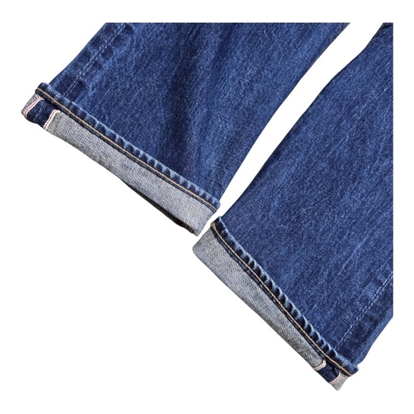 J.CREW 484 SLIM JEAN RAW INDIGO DYED SELVEDGE DENIM MENS SIZE 34 x 31 - Picture 4 of 12